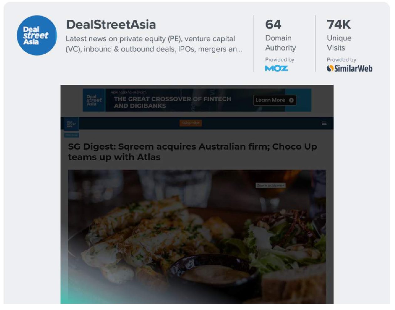 DealStreetAsia SG Digest: Choco Up teams up with Atlas
