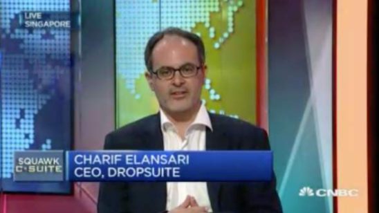 Charif Elansari, CEO of Dropsuite, in a CNBC Squawk Box interview from Singapore