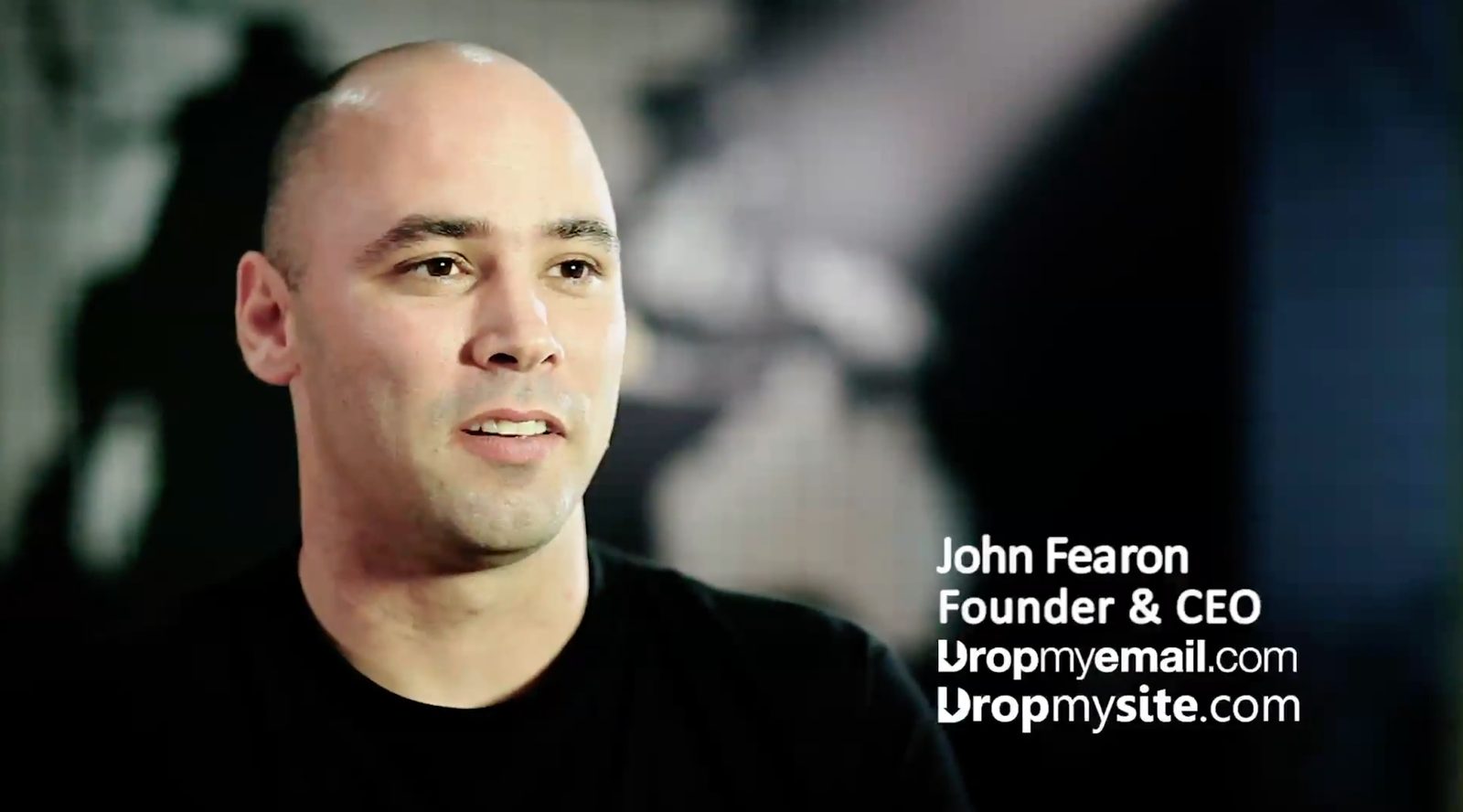 John Fearon, founder and CEO of Dropmyemail and Dropmysite, in a video interview